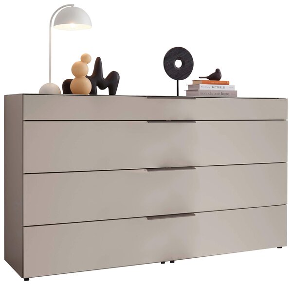 ŠIROKÁ KOMODA, šedá, 160/91,2/43 cm Dieter Knoll - Široké komody