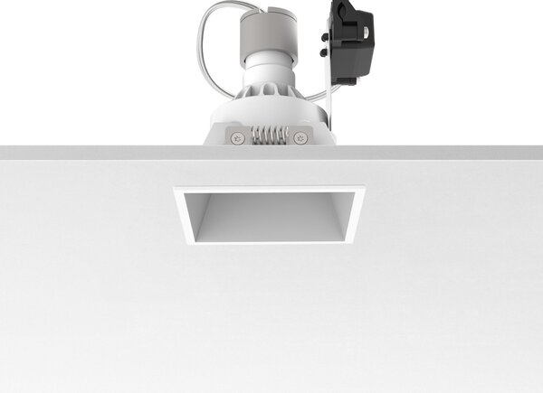 Flos 03.4209.B1 Easy Kap 80 Square Fixed, bílá bodovka, 1x max50W PAR16, 8x8cm