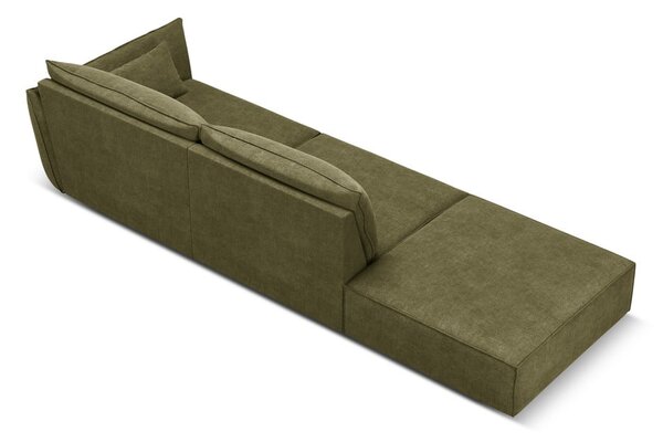 Zelená lenoška (pravý roh) Vanda – Mazzini Sofas
