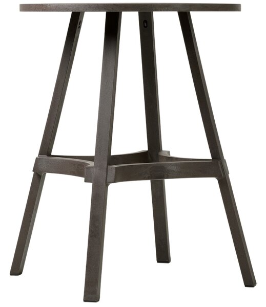 Nardi Hnědý plastový zahradní barový stůl Combo 60 cm