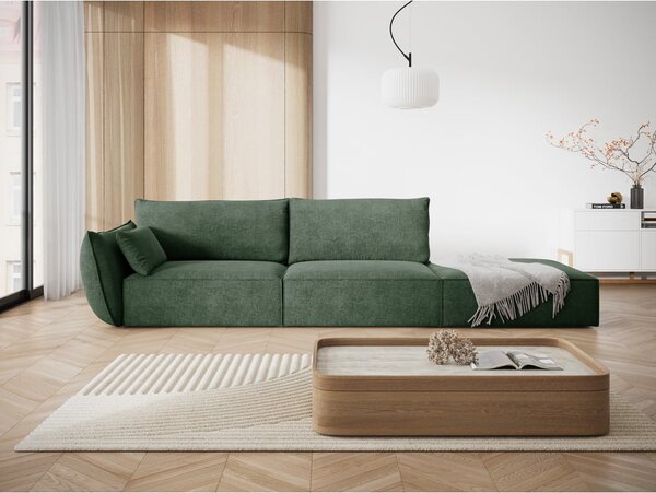 Tmavě zelená lenoška (levý roh) Vanda – Mazzini Sofas