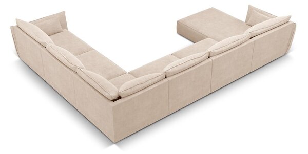 Béžová rohová pohovka (pravý roh) Vanda – Mazzini Sofas