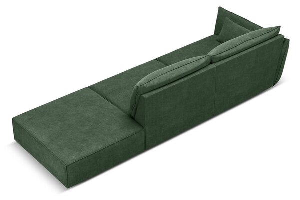 Tmavě zelená lenoška (levý roh) Vanda – Mazzini Sofas
