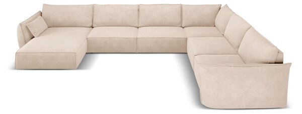 Béžová rohová pohovka (pravý roh) Vanda – Mazzini Sofas