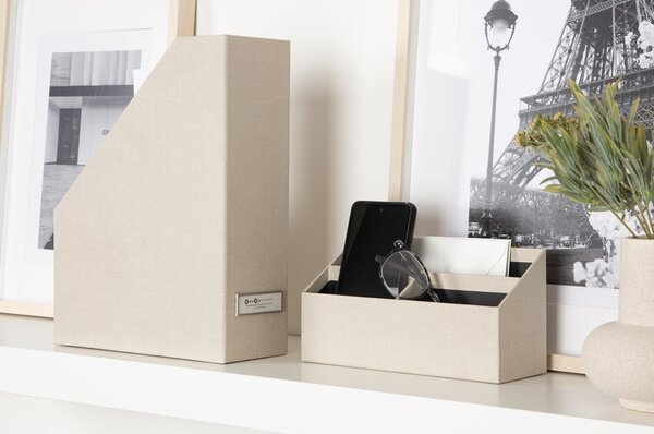 Kartonové organizéry v sadě 4 ks Hugo Canvas Paper Laminate – Bigso
