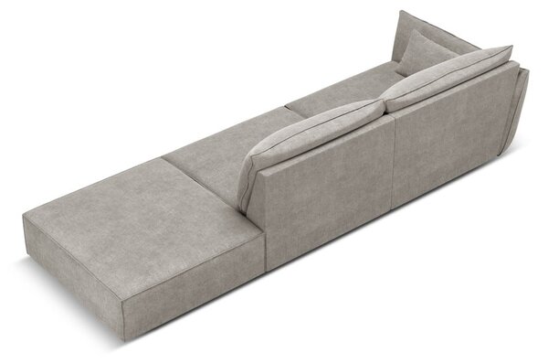 Světle šedá lenoška (levý roh) Vanda – Mazzini Sofas
