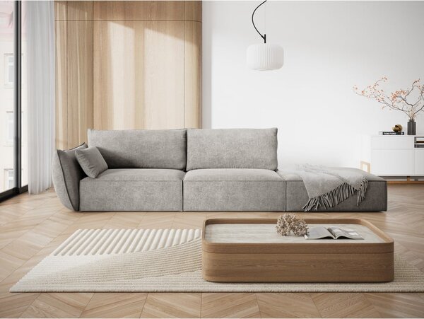 Světle šedá lenoška (levý roh) Vanda – Mazzini Sofas