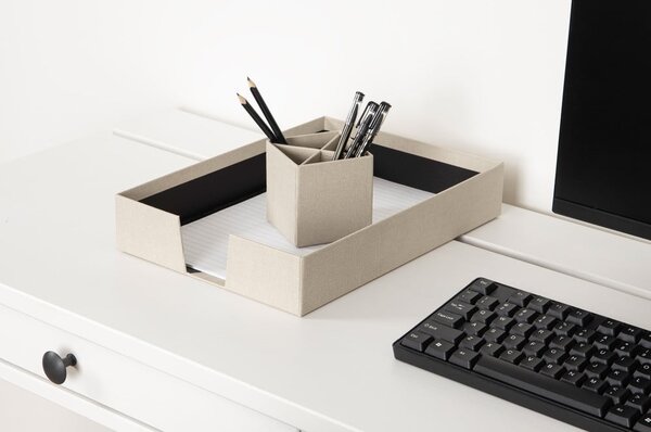 Kartonové organizéry v sadě 4 ks Hugo Canvas Paper Laminate – Bigso