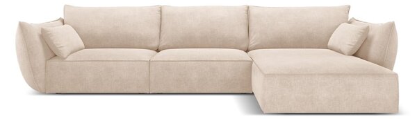 Béžová rohová pohovka (pravý roh) Vanda – Mazzini Sofas