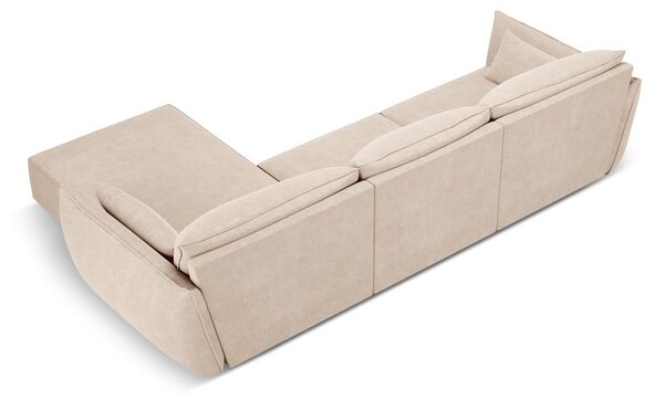 Béžová rohová pohovka (pravý roh) Vanda – Mazzini Sofas