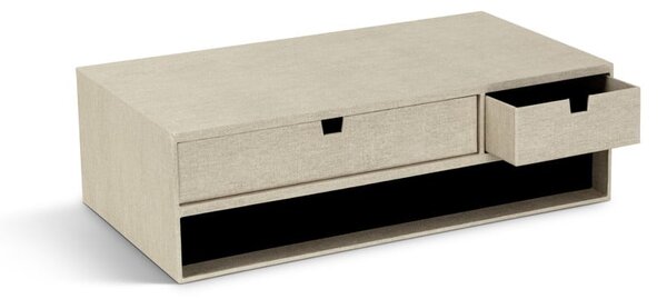 Kartonový organizér zásuvkový/na dokumenty Ted Canvas Paper Laminate – Bigso