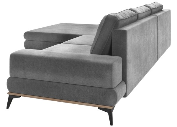 -25 % Dny MOMENTI– Windsor & Co Sametová rozkládací pohovka Astre 315 cm, levá