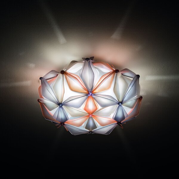 SLAMP LAVCS00ORG00000000EU La Vie mini, ambrové designové svítidlo, 2x6W LED E14, prům. 36cm