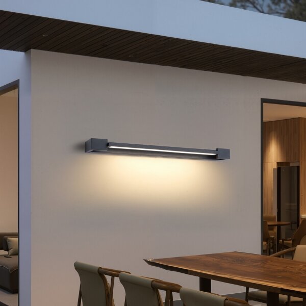 Brilagi - LED Venk. nást. svítidlo AQUA LINE LED/24W/230V 90 cm IP44 antr CRI 90