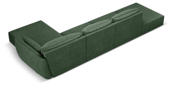 Tmavě zelená rohová pohovka (pravý roh) Vanda – Mazzini Sofas