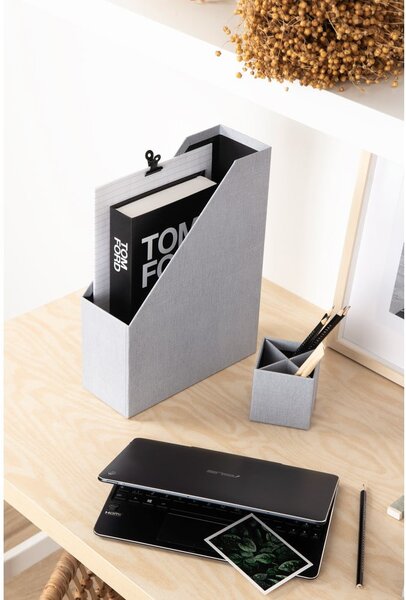 Kartonové organizéry v sadě 4 ks Hugo Canvas Paper Laminate – Bigso