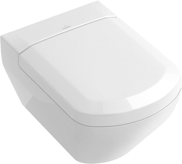 Villeroy & Boch Sentique záchodové prkénko s pomalým sklápěním bílá 98M8S101/98M8S1R1