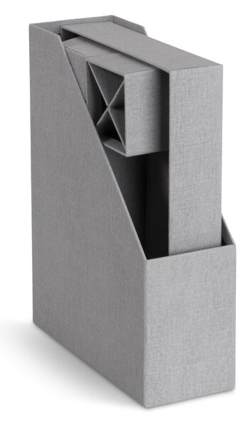 Kartonové organizéry v sadě 4 ks Hugo Canvas Paper Laminate – Bigso