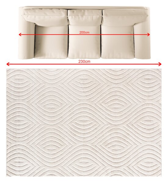 Koberec Serenno cream 160x230 cm