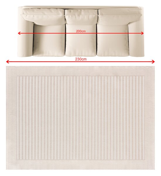 Koberec Lunara creamy 160x230 cm