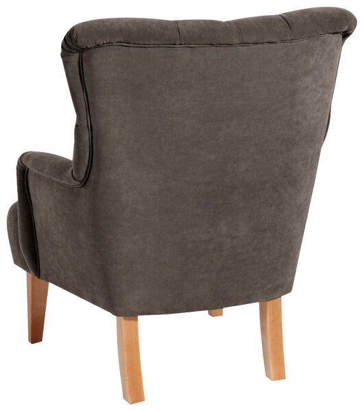 KŘESLO UŠÁK, textil, šedá Max Winzer - Online Only křesla & taburety, Online Only