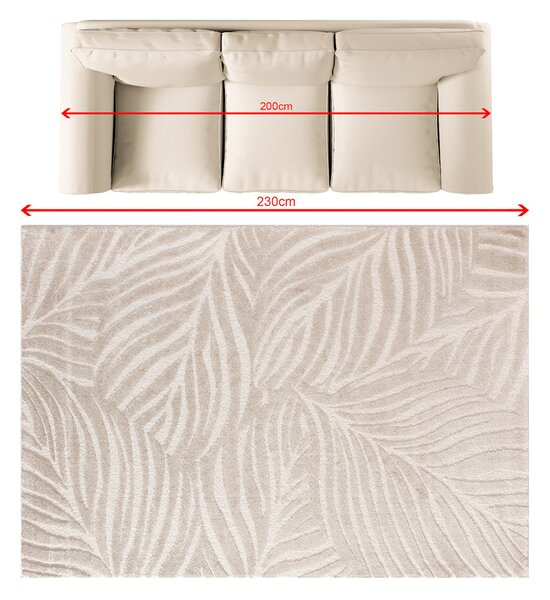 Koberec Velora beige 160x230 cm
