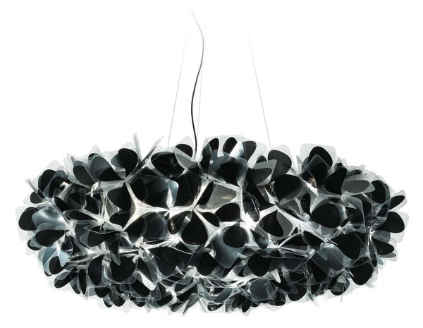 SLAMP CLISL00BNM01B00BLCEU Clizia Mama Non Mama Black Large, designové svítidlo s černým kabelem, 4x12W E27, prům. 78cm
