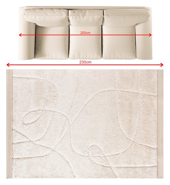 Koberec Ardano cream 160x230 cm
