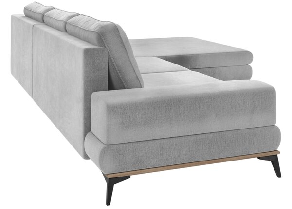 -25 % Dny MOMENTI– Windsor & Co Sametová rozkládací pohovka Astre 315 cm, pravá
