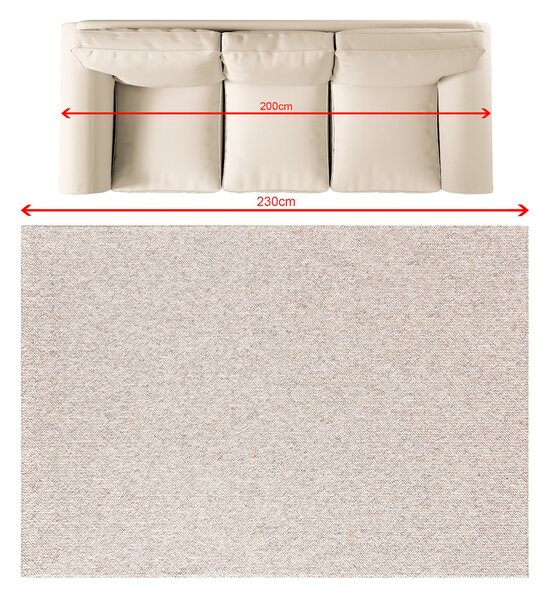Koberec Solaro beige/grey 160x230 cm