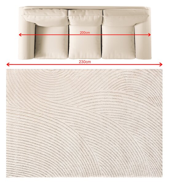 Koberec Travero beige/cream 160x230 cm