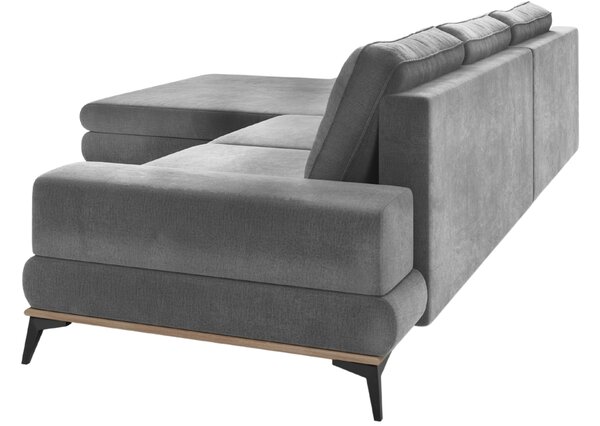 -25 % Dny MOMENTI– Windsor & Co Sametová rozkládací pohovka Astre 315 cm, pravá