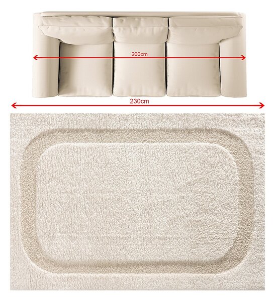 Koberec Halo cream 160x230 cm