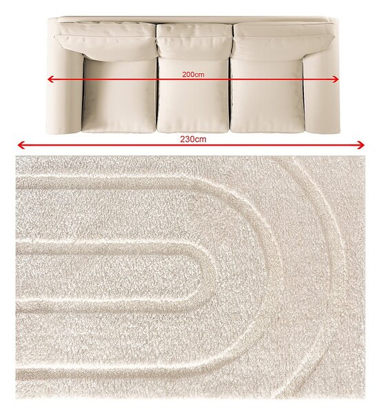 Koberec Oslo cream 160x230 cm