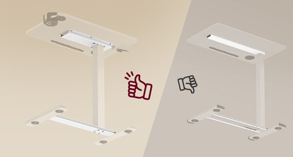 SONGMICS Výškově nastavitelný odkládací stolek Vasagle Elev 70 cm bílý