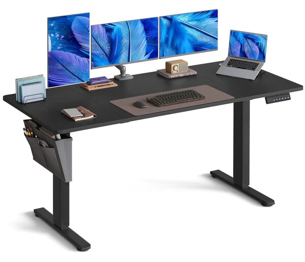 SONGMICS Elektricky nastavitelný psací stůl Vasagle Foral 160 cm černý