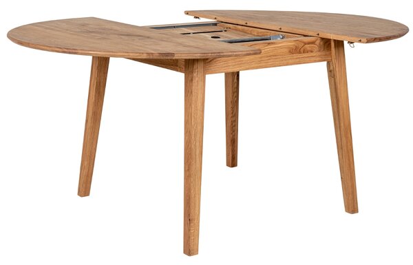 -25 % Dny MOMENTI– Nordic Living Dubový rozkládací jídelní stůl Meta 118 x 118/158 cm