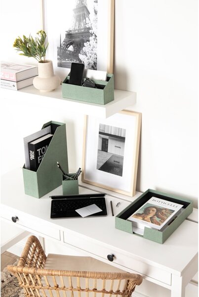 Kartonové organizéry v sadě 4 ks Hugo Canvas Paper Laminate – Bigso