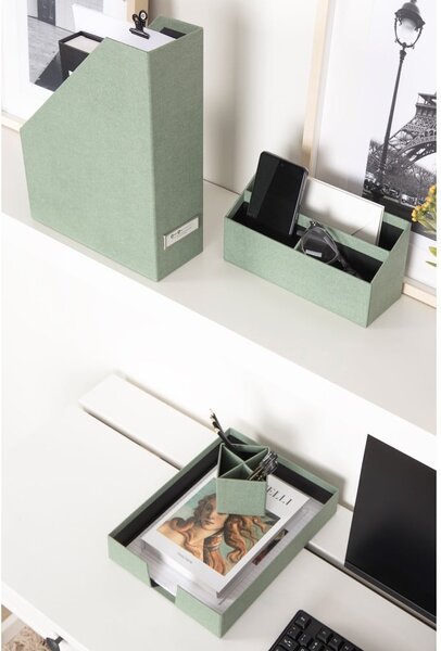 Kartonové organizéry v sadě 4 ks Hugo Canvas Paper Laminate – Bigso