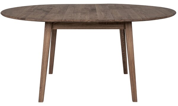 -25 % Dny MOMENTI– Nordic Living Hnědý dubový rozkládací jídelní stůl Meta 118 x 118/158 cm