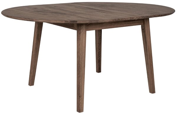 -25 % Dny MOMENTI– Nordic Living Hnědý dubový rozkládací jídelní stůl Meta 118 x 118/158 cm