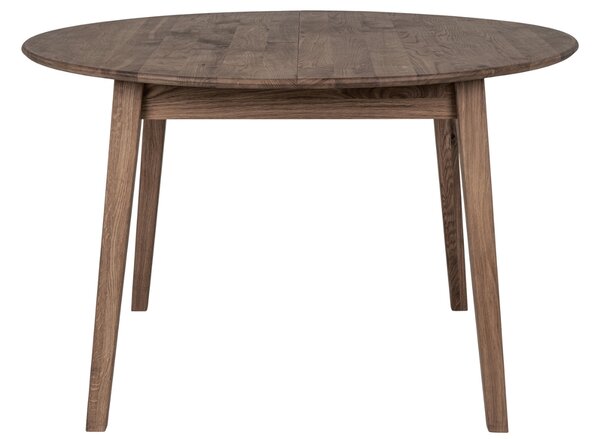 -25 % Dny MOMENTI– Nordic Living Hnědý dubový rozkládací jídelní stůl Meta 118 x 118/158 cm