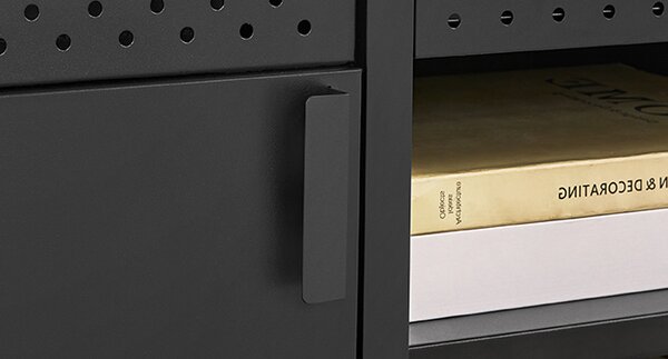 SONGMICS Komoda Vasagle Teduo 110 cm černá/hnědá