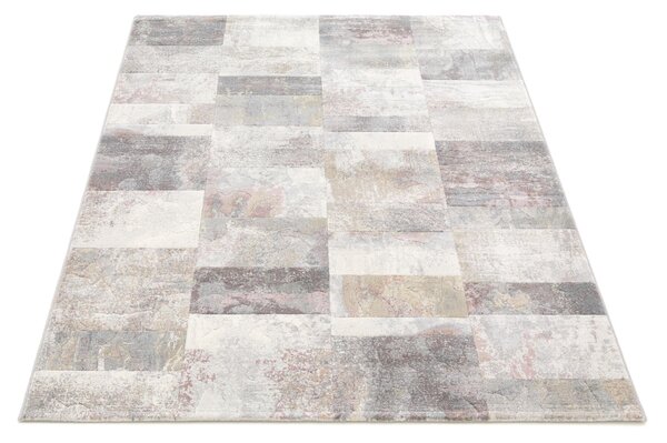Moderní kusový koberec Ragolle Argentum 63440 4747 šedý krémový Rozměr: 80x150 cm