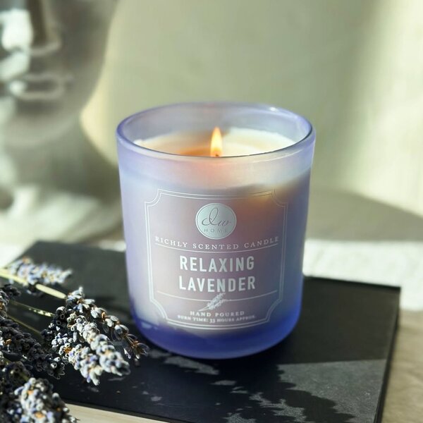 DW HOME Relaxing Lavender Vonná svíčka ve skle