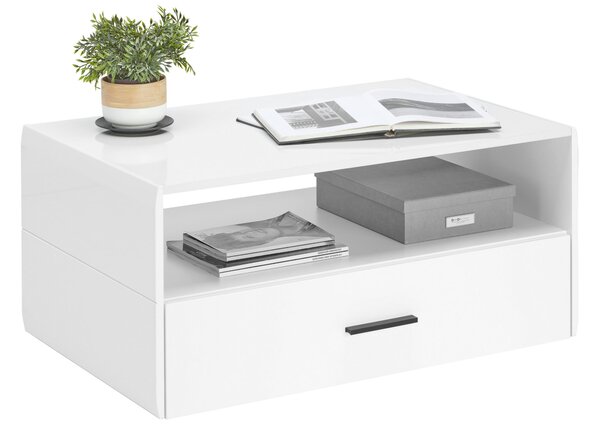 KONFERENČNÍ STOLEK, bílá, kompozitní dřevo, 93,2/42,7/60,2 cm Hom`in - Konferenční stolky