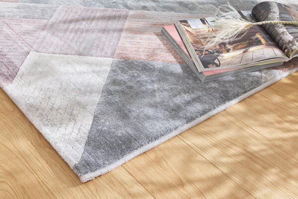 Moderní kusový koberec Ragolle Argentum 63484 3747 Geometrický vícebarevný Rozměr: 160x230 cm