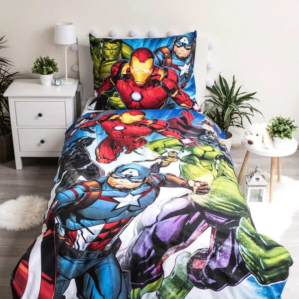 Povlečení Avengers Brands 02 140x200, 70x90 cm