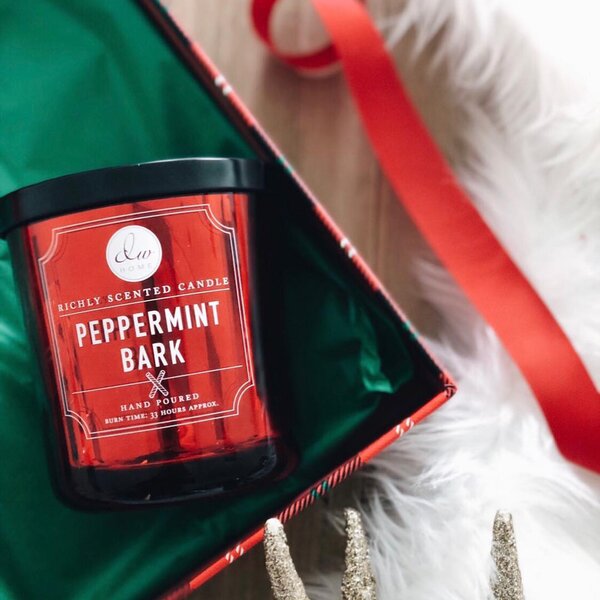 DW HOME Peppermint Bark Vonná svíčka ve skle, 244 g
