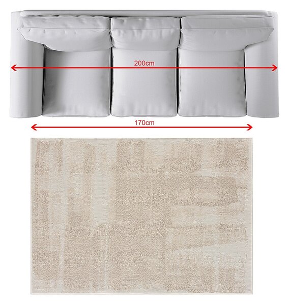 Koberec Abstract Beige II 120x170 cm